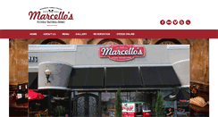Desktop Screenshot of marcellopizzas.com